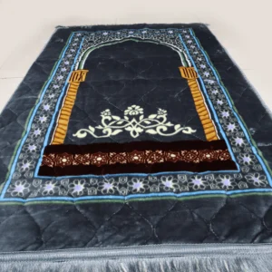 Mughal Janamaz Printed Prayer Mat- Zinc