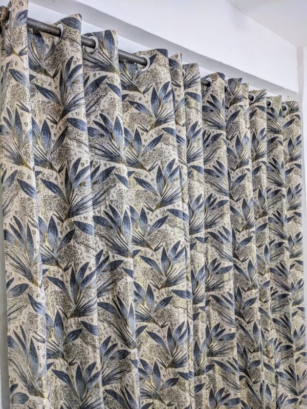 VELVET JACKARD+ PLAIN SELF JACKARD CURTAINS - Image 3